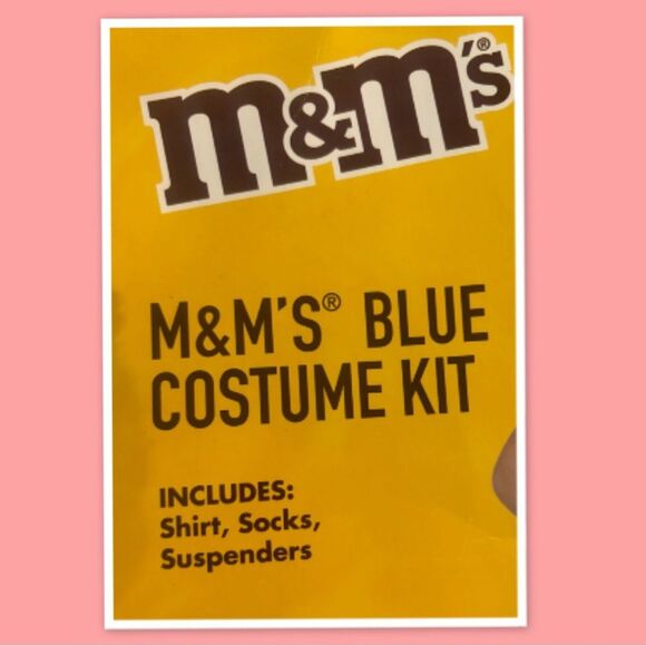 Spirit Halloween Adult M & M’s Blue Costume Kit - Picture 6 of 6